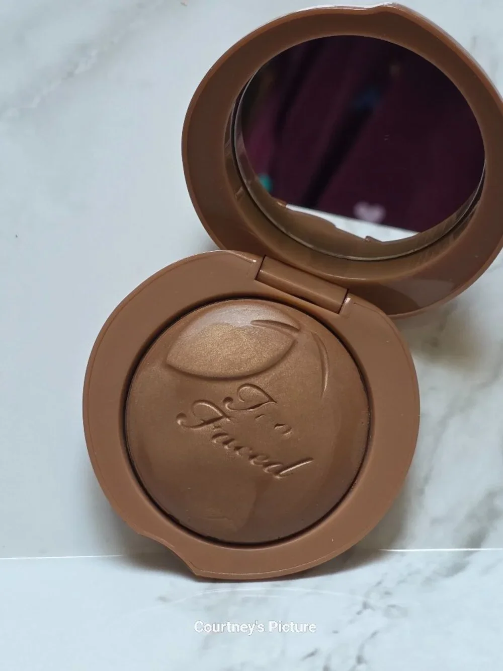 Too Faced Bronzed Peach TOASTED PEACH Melting Powder Bronzer